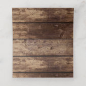 Land Rustic Sunflower Wedding (Binnenkant ongevouwen)