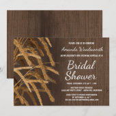 Land Rustiek Hooi Bruids Douche Uitnodigingen (Voorkant / Achterkant)