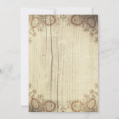 Land rustieke Mason Jar bruiloft uitnodigingen (Achterkant)