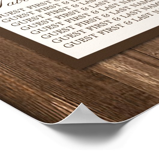 Land Rustige zonnebloem & bruinwoudhuwelijk Poster (Hoek)