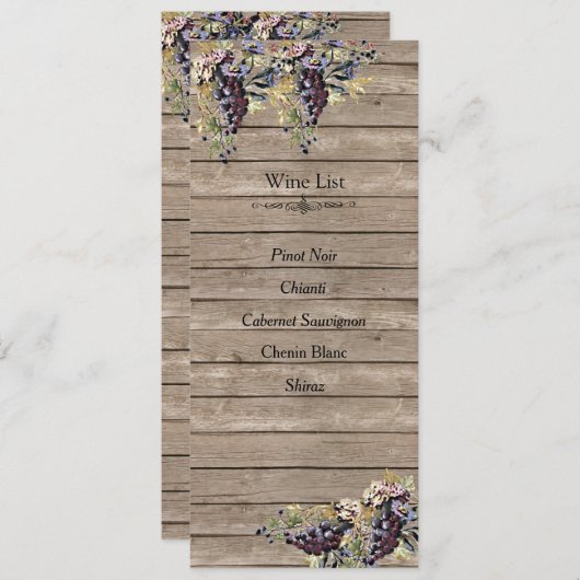 Land Rustisch, Hout, wijngaard, wijngaard (Voorkant / Achterkant)