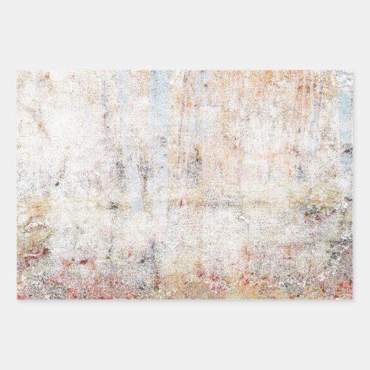 Land Rustische witte beige textuur Inpakpapier Vel (Voorkant 2)