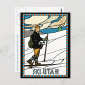  Land Ski Utah Briefkaart (Voorkant / Achterkant)