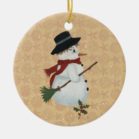 Land Snowman Ornament (Voorkant)