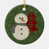 Land Snowman Ornament (Voorkant)