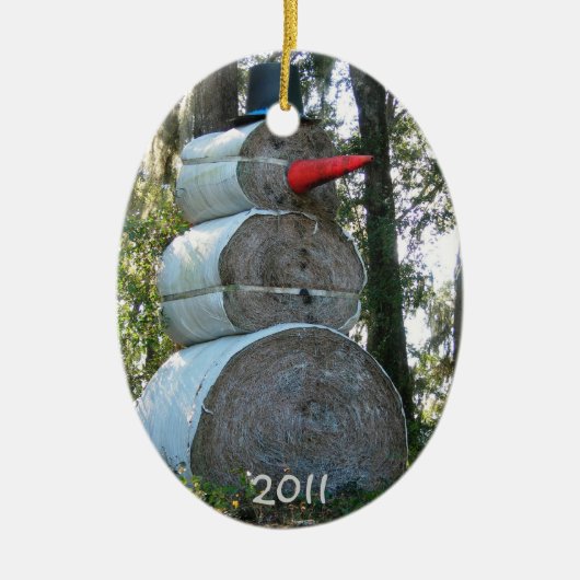 Land Snowman Ornament (Voorkant)