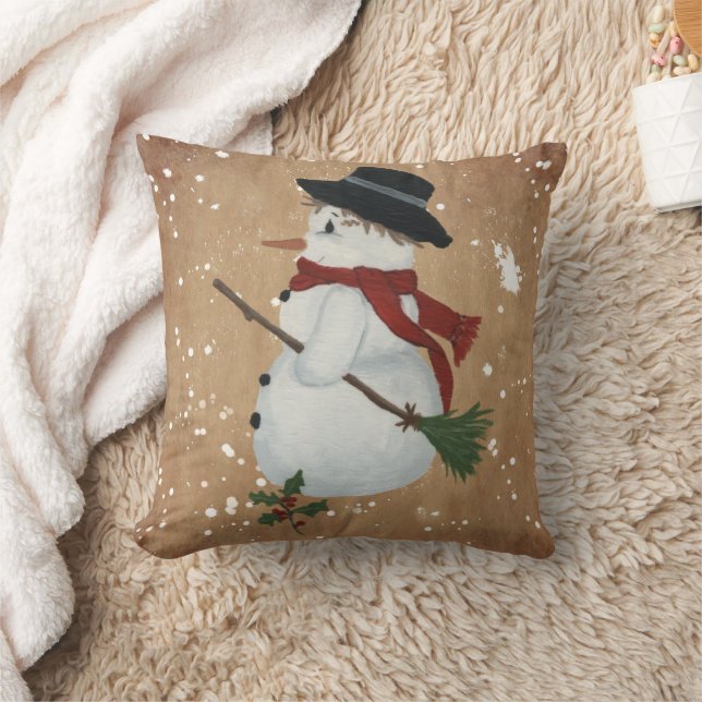 Land Snowman Pillow Kussen (Deken)