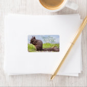 Land Squirrel Return Address Labels (Insitu)