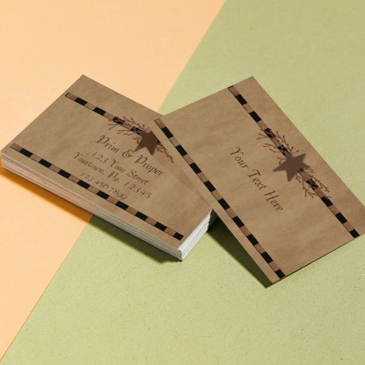 Land Star-Visitekaartje Visitekaartje