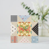 land Style Quilt Housewarming Party Kaart (Staand voorkant)