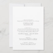 Land Sunflower Front and Back Wedding Kaart (Achterkant)