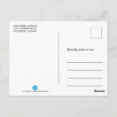 Land Sunflower Mason Jar - Dank u wel Briefkaart (Achterkant)