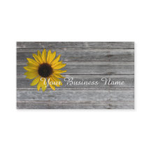 Land Sunflower Weathered Wooden Wall