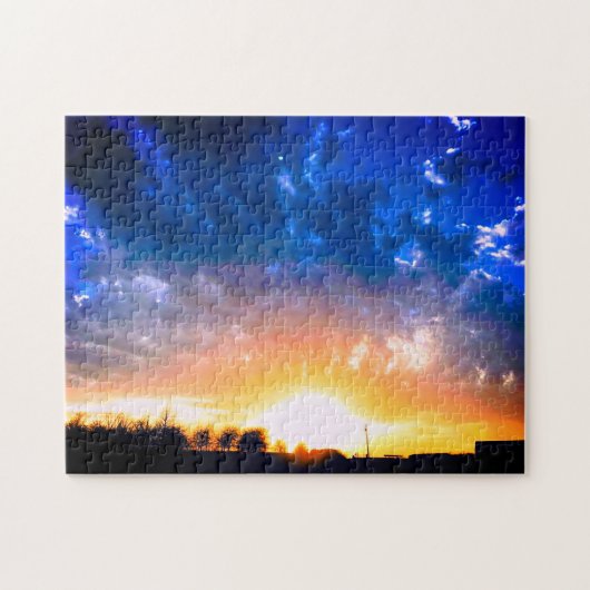 Land Sunset Legpuzzel (Horizontaal)