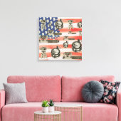 Land Surveyor Surveyor  tools Compass Ca Canvas Afdruk (Insitu (Woonkamer))