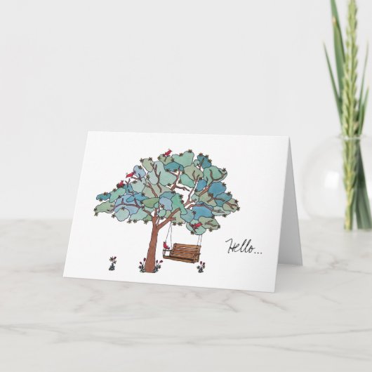 Land Swing, Hallo... Kaart (Voorkant)