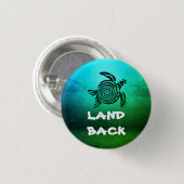 Land Terug Ronde Button 3,2 Cm (Voorkant /achterkant)