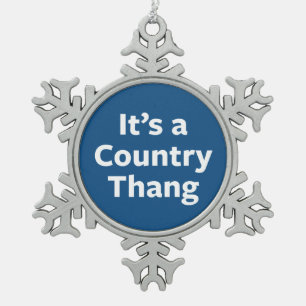 Land Thang Tin Sneeuwvlok Ornament