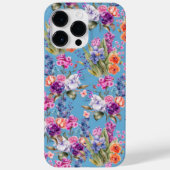 Land  tuinbouwers op blauwe achtergrond Case-Mate iPhone case (Achterkant)