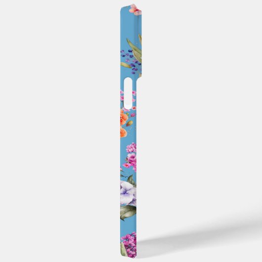 Land  tuinbouwers op blauwe achtergrond Case-Mate iPhone case (Achterkant / Rechts)