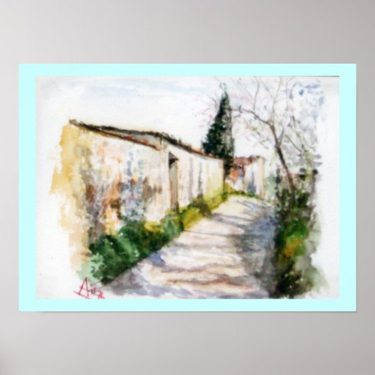 LAND TUSCANY POSTER (Voorkant)