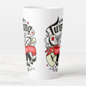 Land Twang Red/Black ID464 Latte Mok (Voorkant)