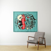 Land Twang Red/Black ID464 Wandkleed (In Situ (horizontaal))