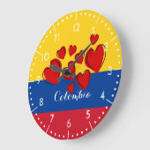 Land van Colombiaflag Grote Klok (Hoek)