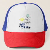 Land van de Midnight Sun Trucker Pet (Voorkant)