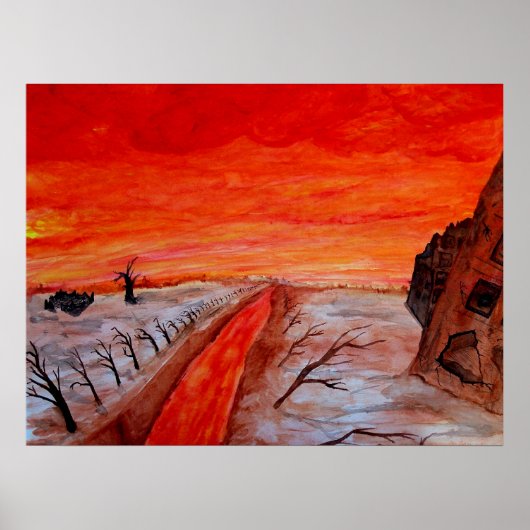 Land van de Perching Poster (Voorkant)