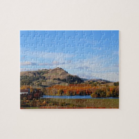 Land van de vallei van Napa in de Herfst Legpuzzel (Horizontaal)