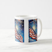 Land van de vrije... 'Amerika Koffiemok (Voorkant rechts)