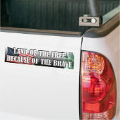 LAND VAN DE VRIJE Bumpersticker (Op Truck)