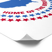 Land van de Vrije, Huis van de Brave Poster (Hoek)