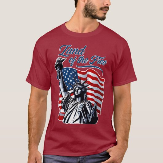 Land van de Vrije - Patriottisch T-shirt (Voorkant)