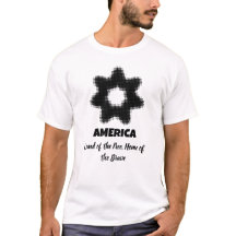 Land van de Vrije Thuis van de Dappere T-Shirt