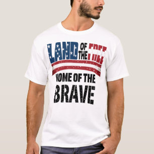 Land van de Vrijen Thuis van de Dapperen T-shirt