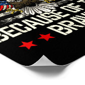 Land van de Vrijheid, vanwege het dappere monument Poster (Hoek)