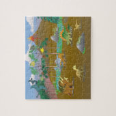Land van Dinosauriërs! Legpuzzel (Verticaal)