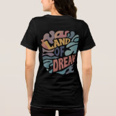 Land van dromen Tri-Blend shirt (Achterkant)