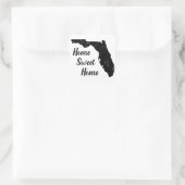  land van Florida panhandle silhouette Vierkante Sticker (Tas)