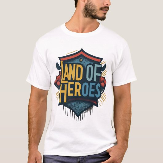 Land van Helden T-shirt (Voorkant)