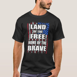 Land van herkomst van de Brave-vlaggendag 14 juni T-shirt