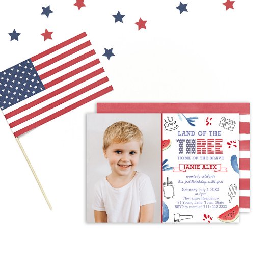 Land van het Afbeelding van de derde verjaardag Kaart