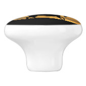 Land van het zuidoostelijke galoping-paard keramische knop (Zijkant)