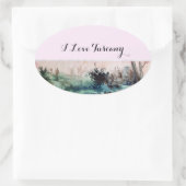 LAND VAN MAREMMA TUSCANY LANDCSAPE OVALE STICKER (Tas)