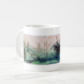 LAND VAN MAREMMA TUSCANY LANDSCAPE KOFFIEMOK (Voorkant links)