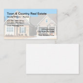 Land van onroerend goed visitekaartje (Voorkant / Achterkant)