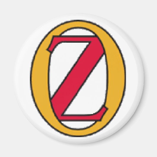 Land van Oz Magnet Magneet (Voorkant)