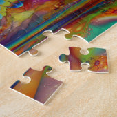 Land van psychedelische verlichting legpuzzel (Zijkant)